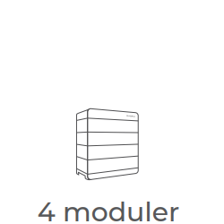 12,8kWh 7,68kW med 10kW växelriktare